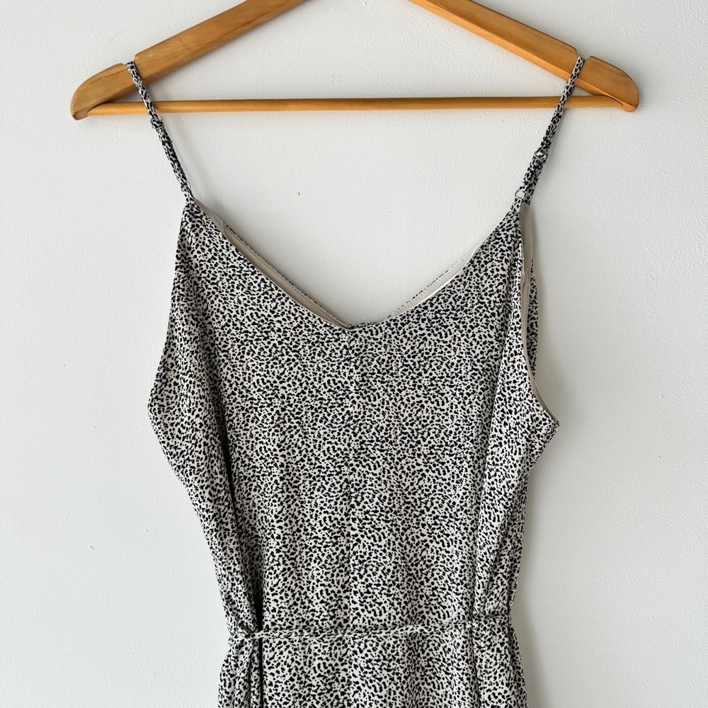 Sienna Sky - Sleeveless Midi Slip Dress in Cream and Black - Picture 7 of 8